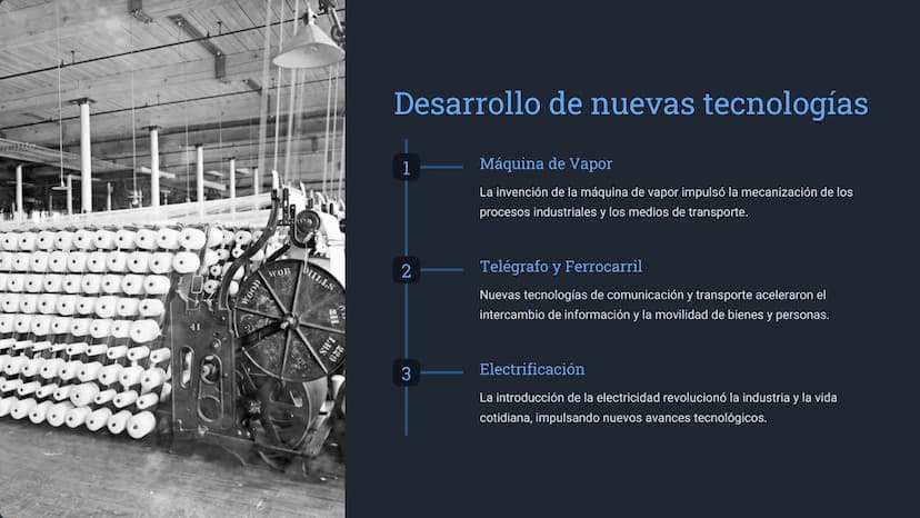 la Revolución
Industrial
La Revolución Industrial transformó profundamente la
producción, el comercio y la sociedad europea y mundial durant