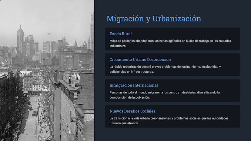 la Revolución
Industrial
La Revolución Industrial transformó profundamente la
producción, el comercio y la sociedad europea y mundial durant