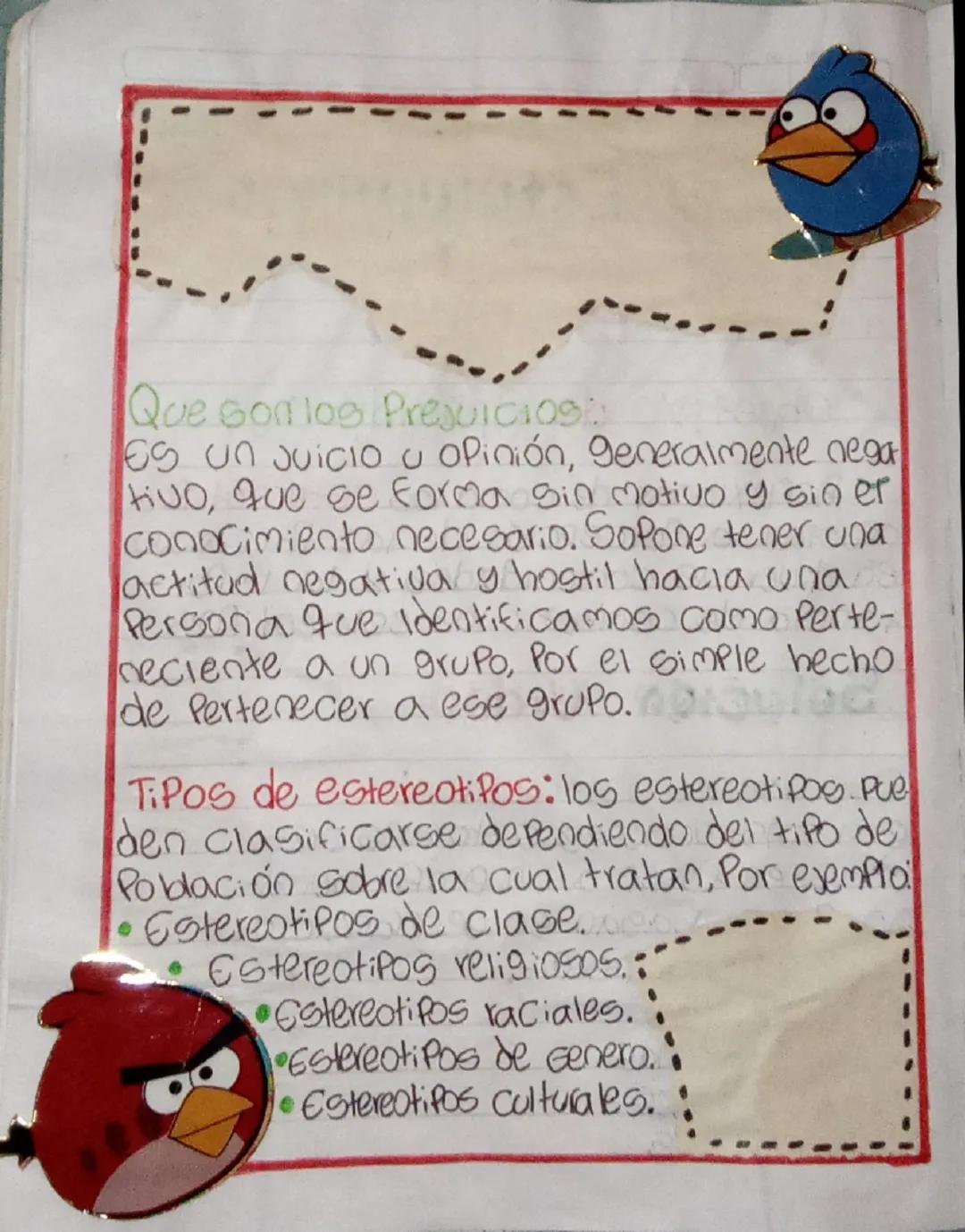 --- OCR Start ---
Estereotipos
Y
Prejujcjo
Objetivo de Aprendi Saje
✓ Reflexionar de como los estereotipos
afec tan la Percepción de las Per