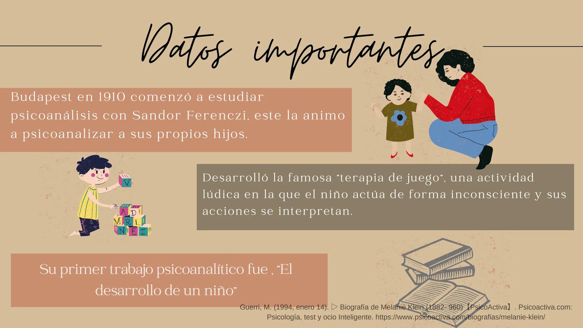 # Melanie

PSICOANALISTA # Indice

1. BIOGRAFIA

2. TEORIA

3. PSICOLOGIA DINAMICA

4. BIBLIOGRAFIAS # Biografia

Melanie Klein (Viena, 30 d
