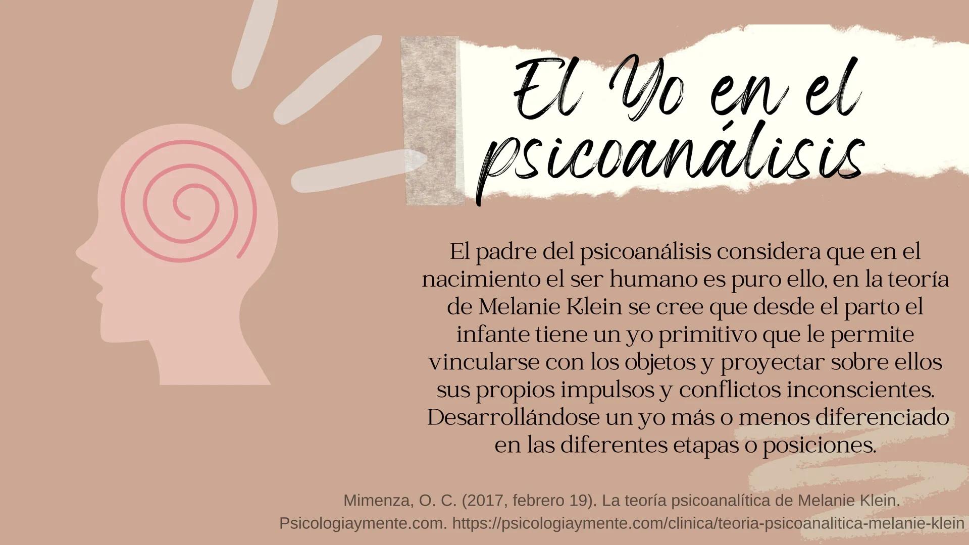 # Melanie

PSICOANALISTA # Indice

1. BIOGRAFIA

2. TEORIA

3. PSICOLOGIA DINAMICA

4. BIBLIOGRAFIAS # Biografia

Melanie Klein (Viena, 30 d
