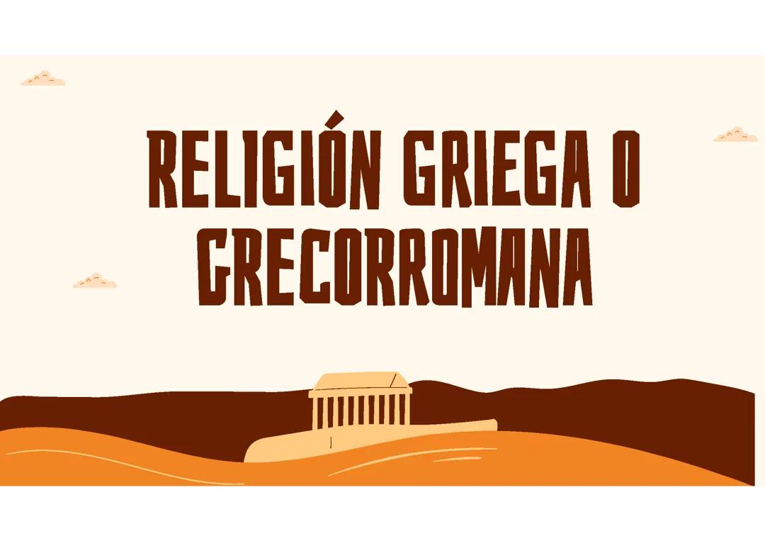 Religión grecorromana o griega