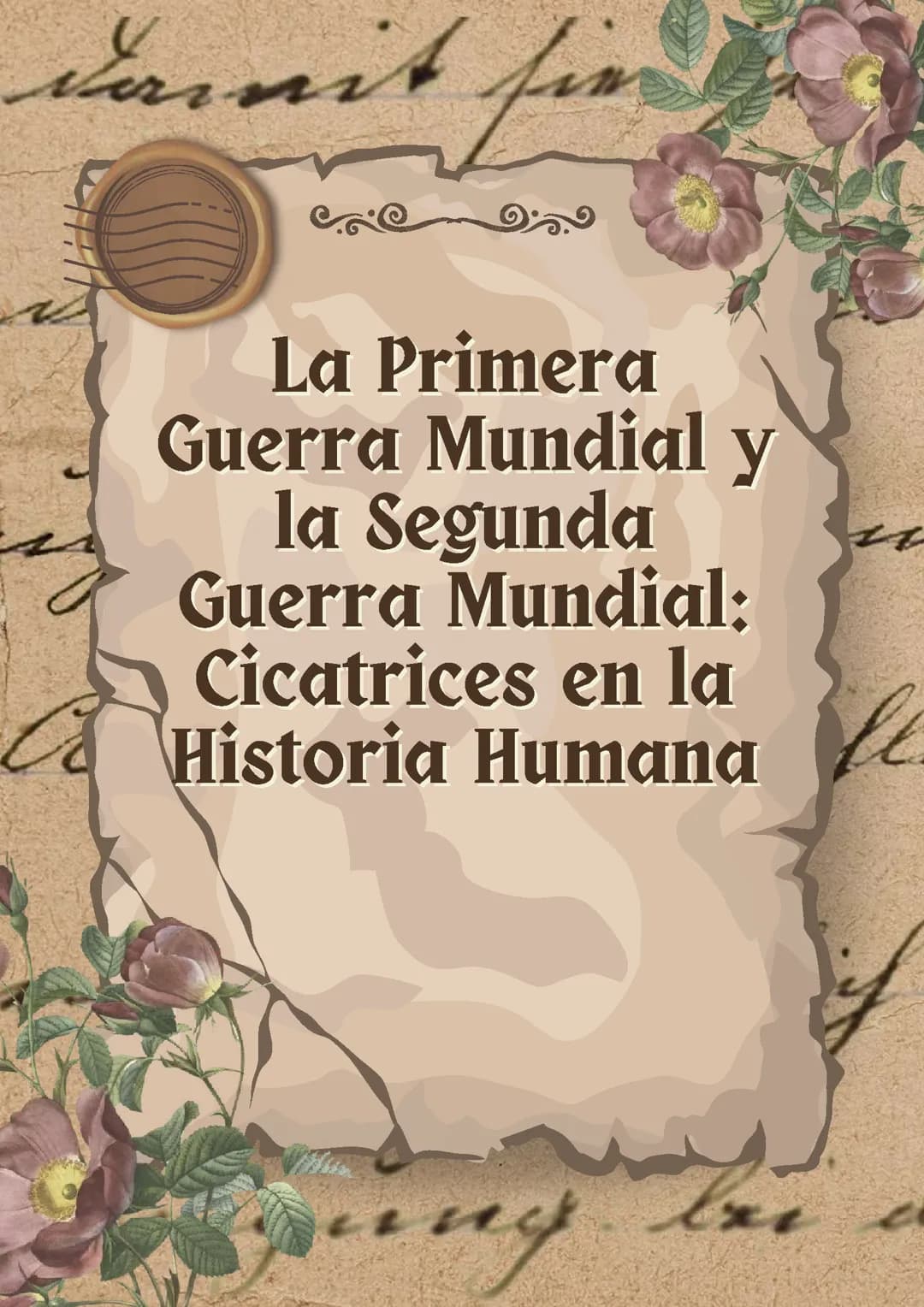 Ensayo de la primera y segunda guerra mundial