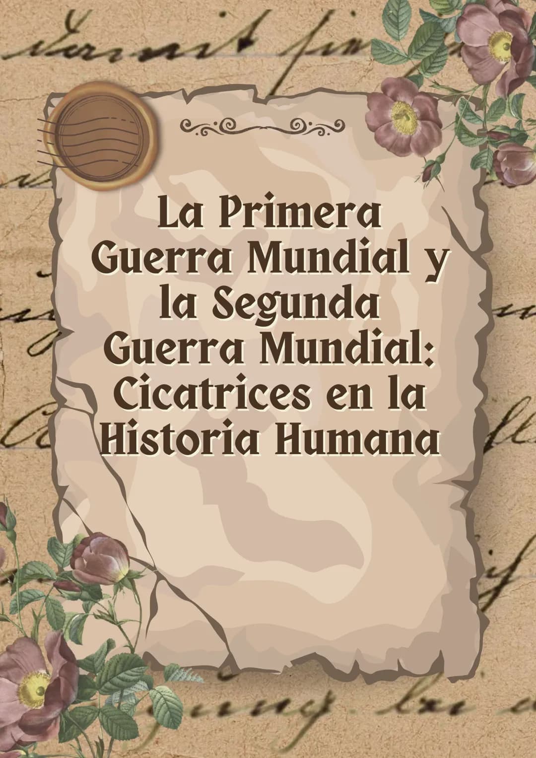 damit fin
La Primera
Guerra Mundial y
la Segunda
Guerra Mundial:
Cicatrices en la
Historia Humana
any 10
10
ht
mg,
all it
place
R
big-c
ne y