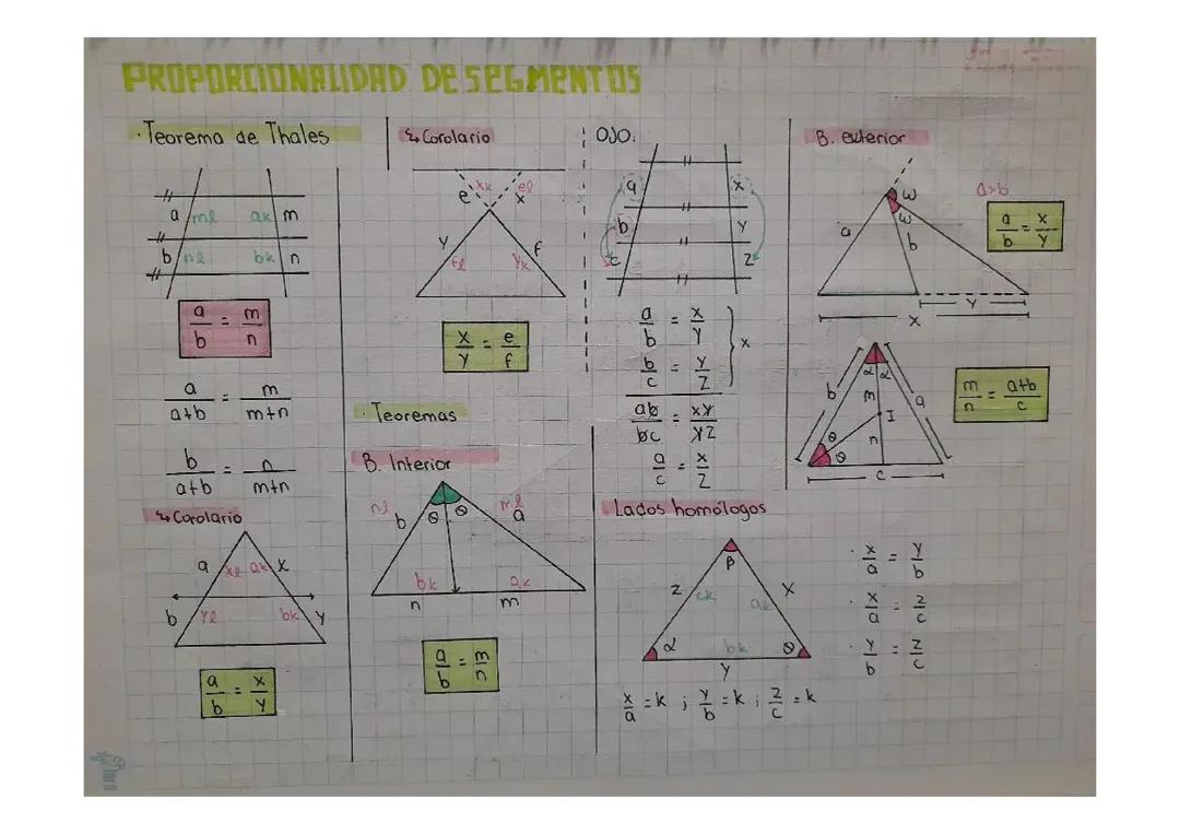 Proporcionalidad De Segmentos