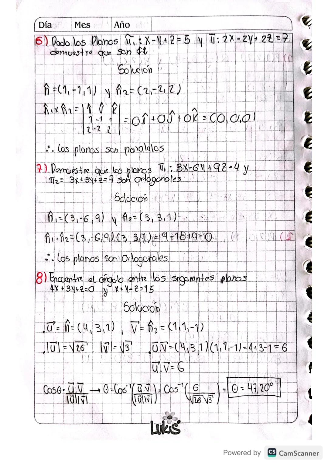 Recta En El Espacio
11
Definicion de recta: Sean los puntos PCX1, X2, 2₁) y
QCX2, 42, 22) Sobre una recta T, un Vector
Paralelo a la recta T