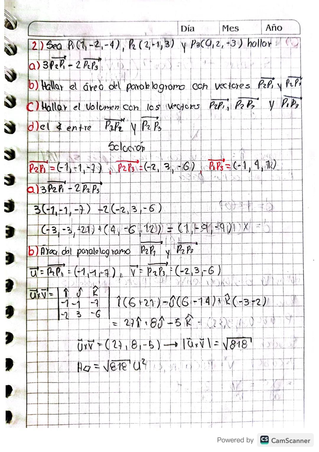 Recta En El Espacio
11
Definicion de recta: Sean los puntos PCX1, X2, 2₁) y
QCX2, 42, 22) Sobre una recta T, un Vector
Paralelo a la recta T