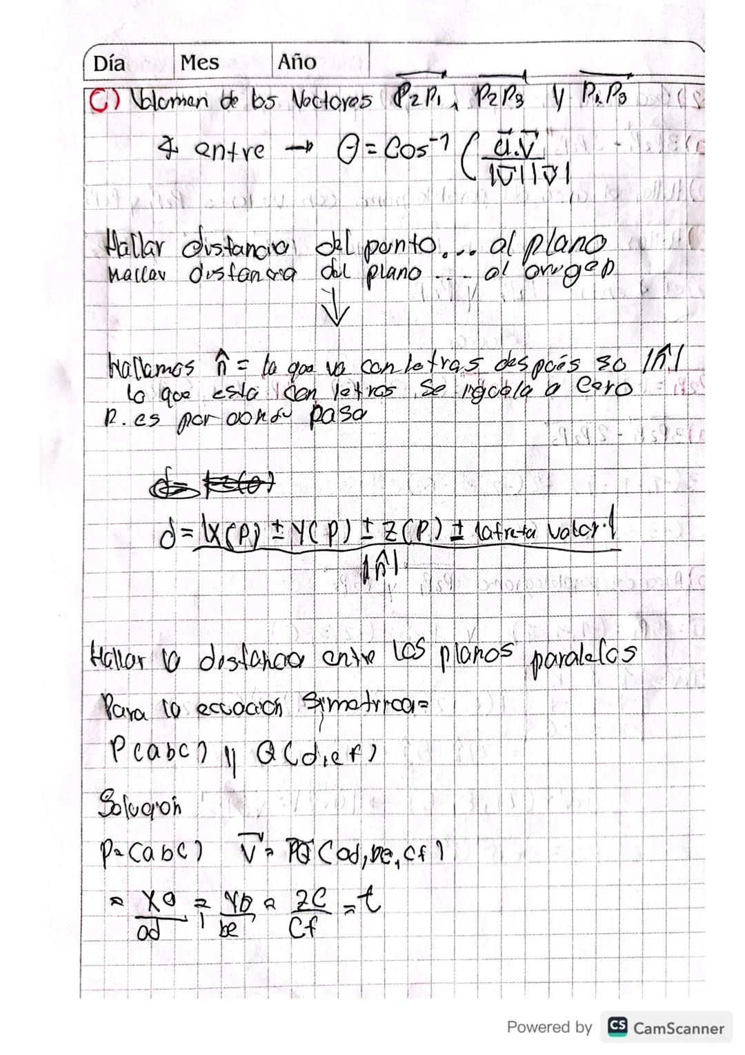 Recta En El Espacio
11
Definicion de recta: Sean los puntos PCX1, X2, 2₁) y
QCX2, 42, 22) Sobre una recta T, un Vector
Paralelo a la recta T