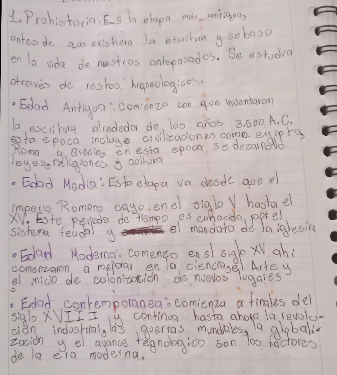 Etapas o periodos de la
Historia

Para o torgar un sentido analitico a los
acontecimientos del pasado las historiadores ban
identificado. Et