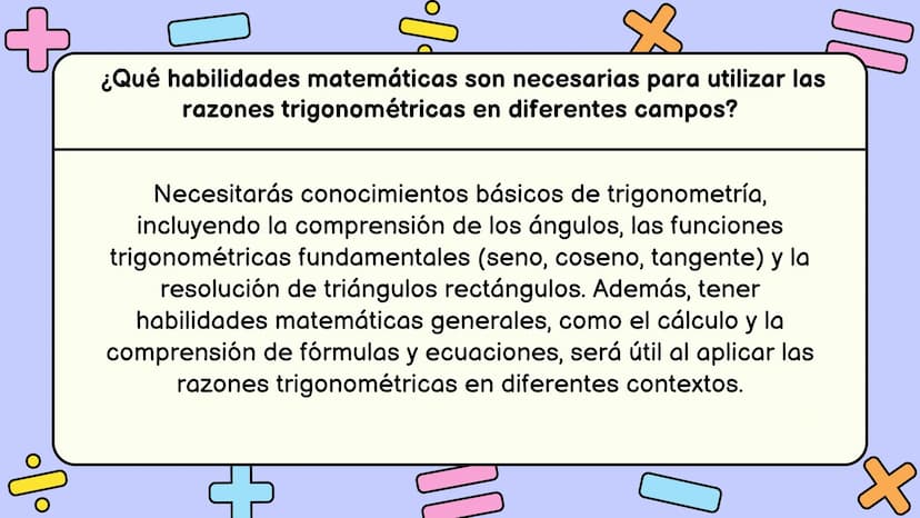 83
1
4
6
4 5 6
aplicaciones de
las razones
trigonometricas
iiva
Z
10B
9
2
3
DOOO-
-0000-
000000- ON
+
¿que es?
La aplicación de las funcione