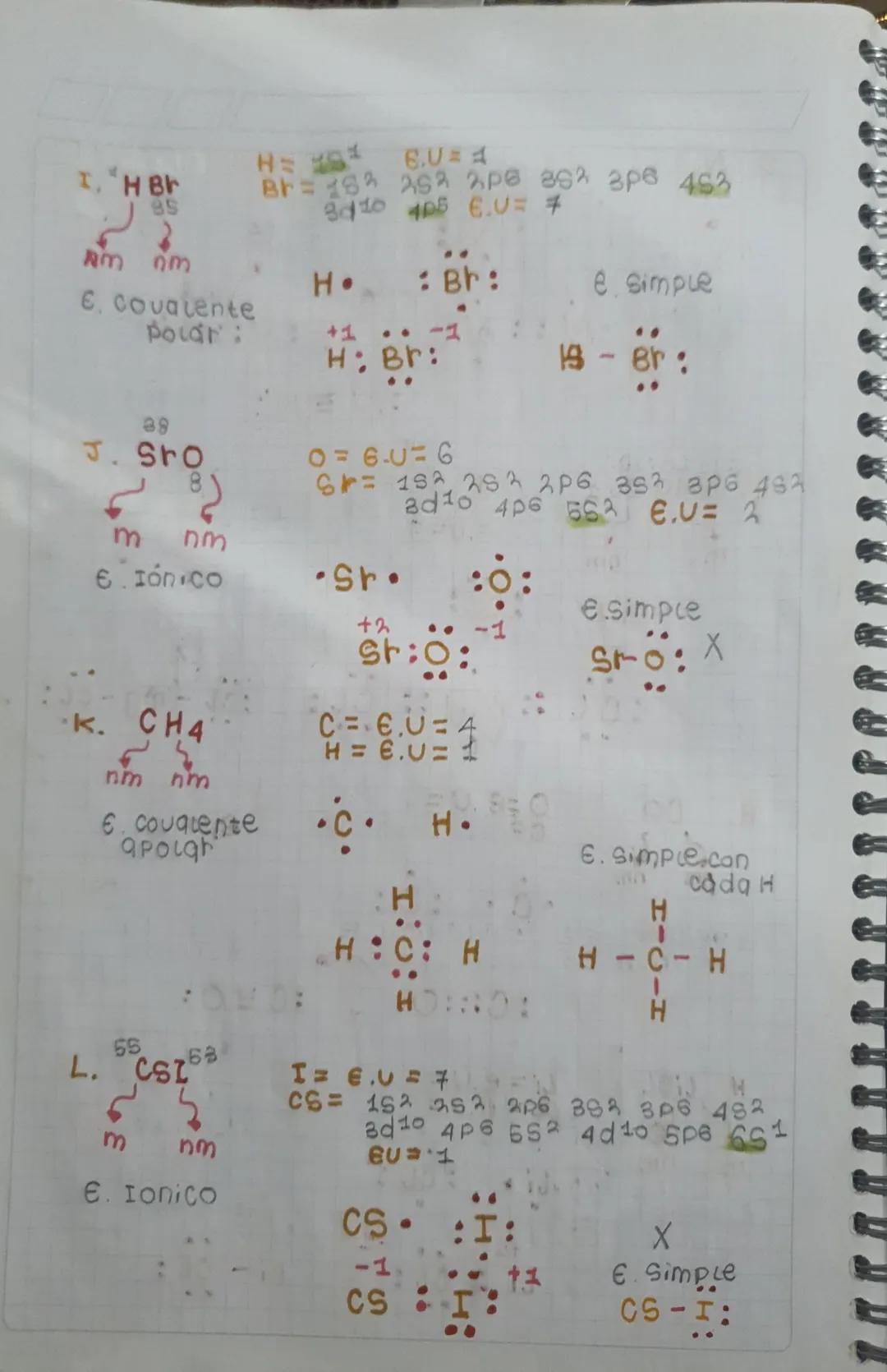 .
# ESTRUCTURA de
Los atomos se representan con su simboco y
qurededor de ellos se ponen os electrones de
valencia se representa con puntos.