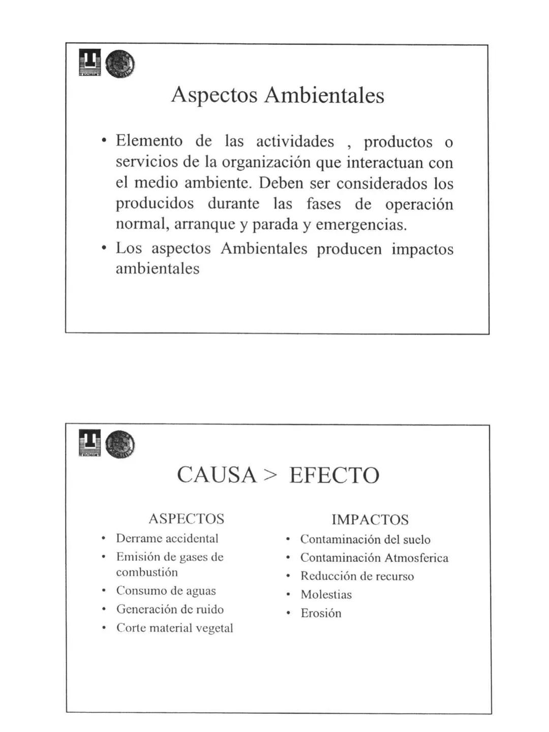TECHINT
ECHINT
Qué Es Medio Ambiente?
Medio Ambiente
Entorno en el cual una organización opera,
incluyendo el aire, el agua, la tierra, los
