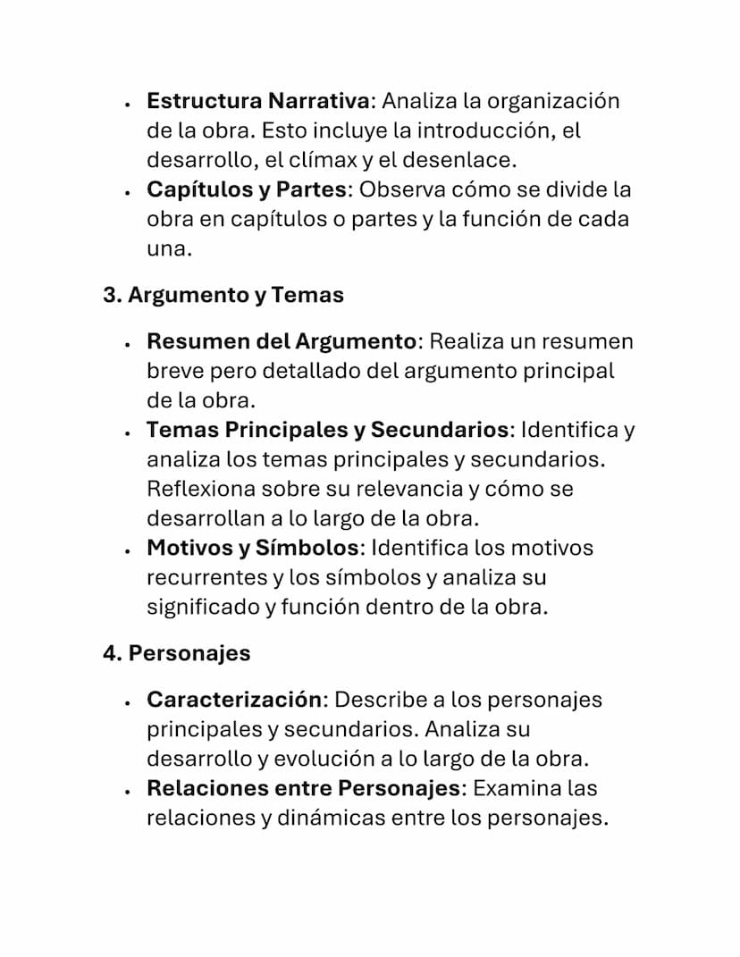 Análisis de Obras Literarias
El análisis de obras literarias implica una
comprensión profunda y detallada de los diversos
elementos que comp