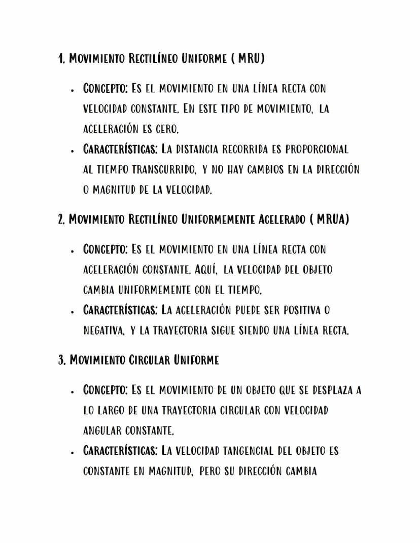 CINÉMATICA
DEFINICIÓN
LA CINEMÁTICA ES LA RAMA DE LA FÍSICA QUE ESTUDIA EL
MOVIMIENTO DE LOS OBJETOS SIN CONSIDERAR LAS CAUSAS QUE LO
PRODUC