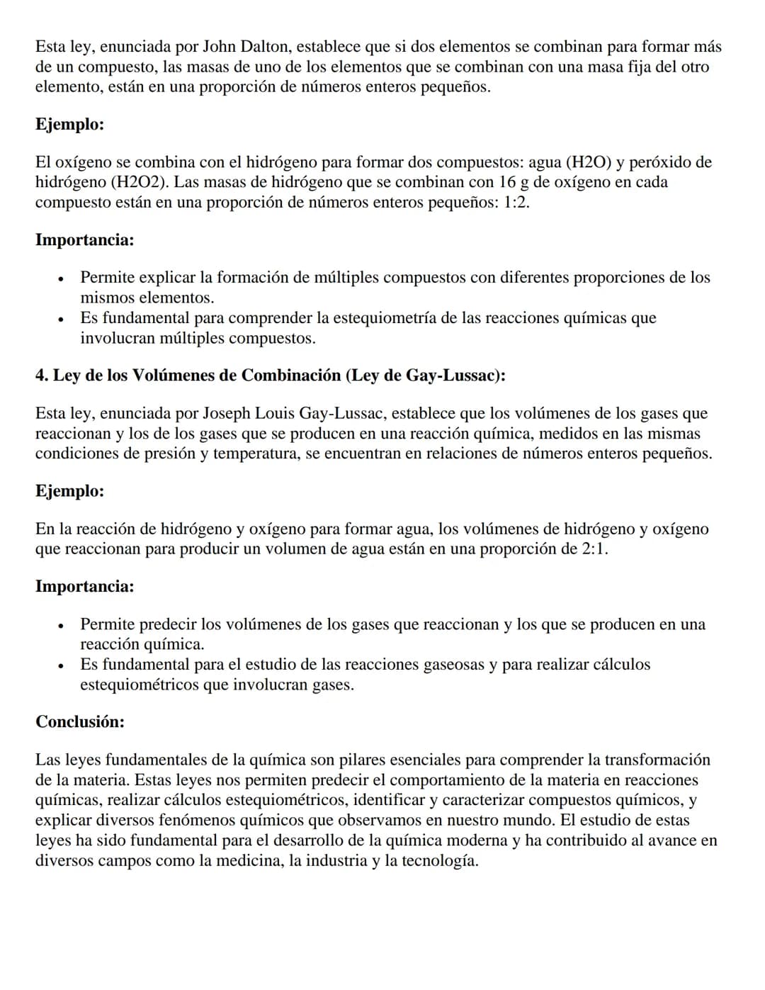 Las Leyes Fundamentales de la Química: Los
Pilares de la Transformación de la Materia
En el fascinante mundo de la química, donde la materia
