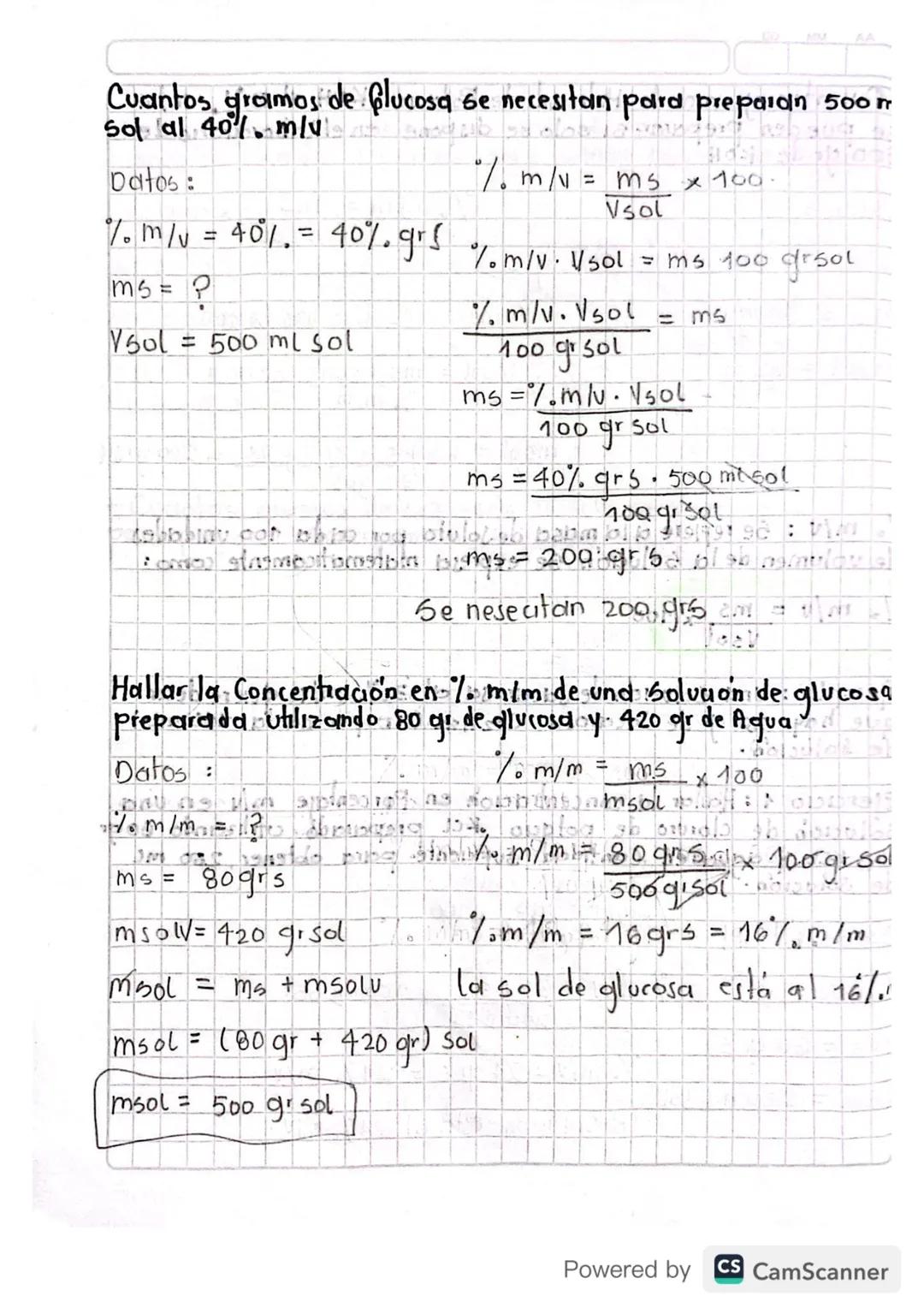 DD JAMA
Modos de expresar las concentraciones de las
Soluciones.
(ds concentraciones se pueden expresar en unidades Fisicas y
Unidades quimi