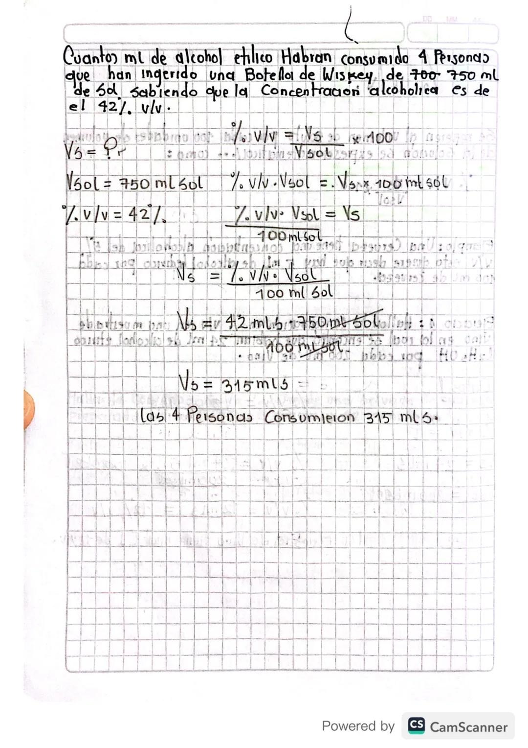 DD JAMA
Modos de expresar las concentraciones de las
Soluciones.
(ds concentraciones se pueden expresar en unidades Fisicas y
Unidades quimi