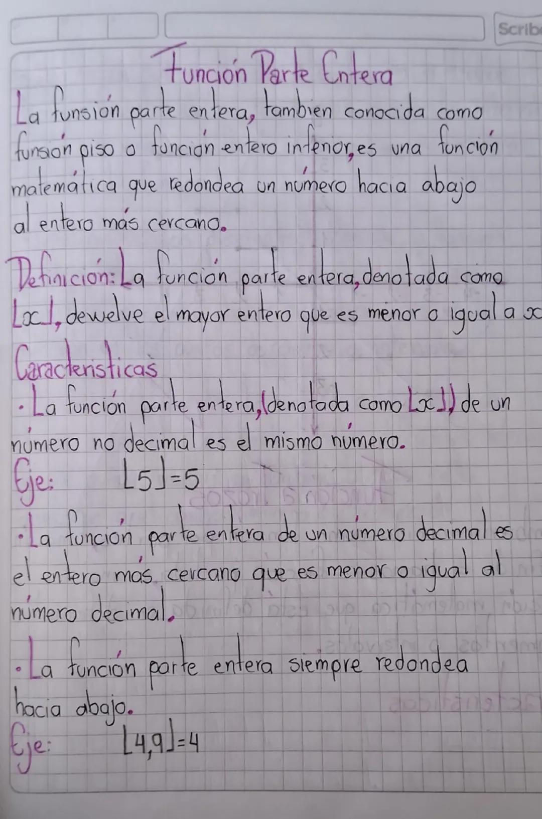 <-4-3-2-1

↑
31
2
1

-2
-31

مه
مه

1 2 3 4
مه

Función a Trozos

Tambien conocida como función por partes, funaut
definida a tramos o funci