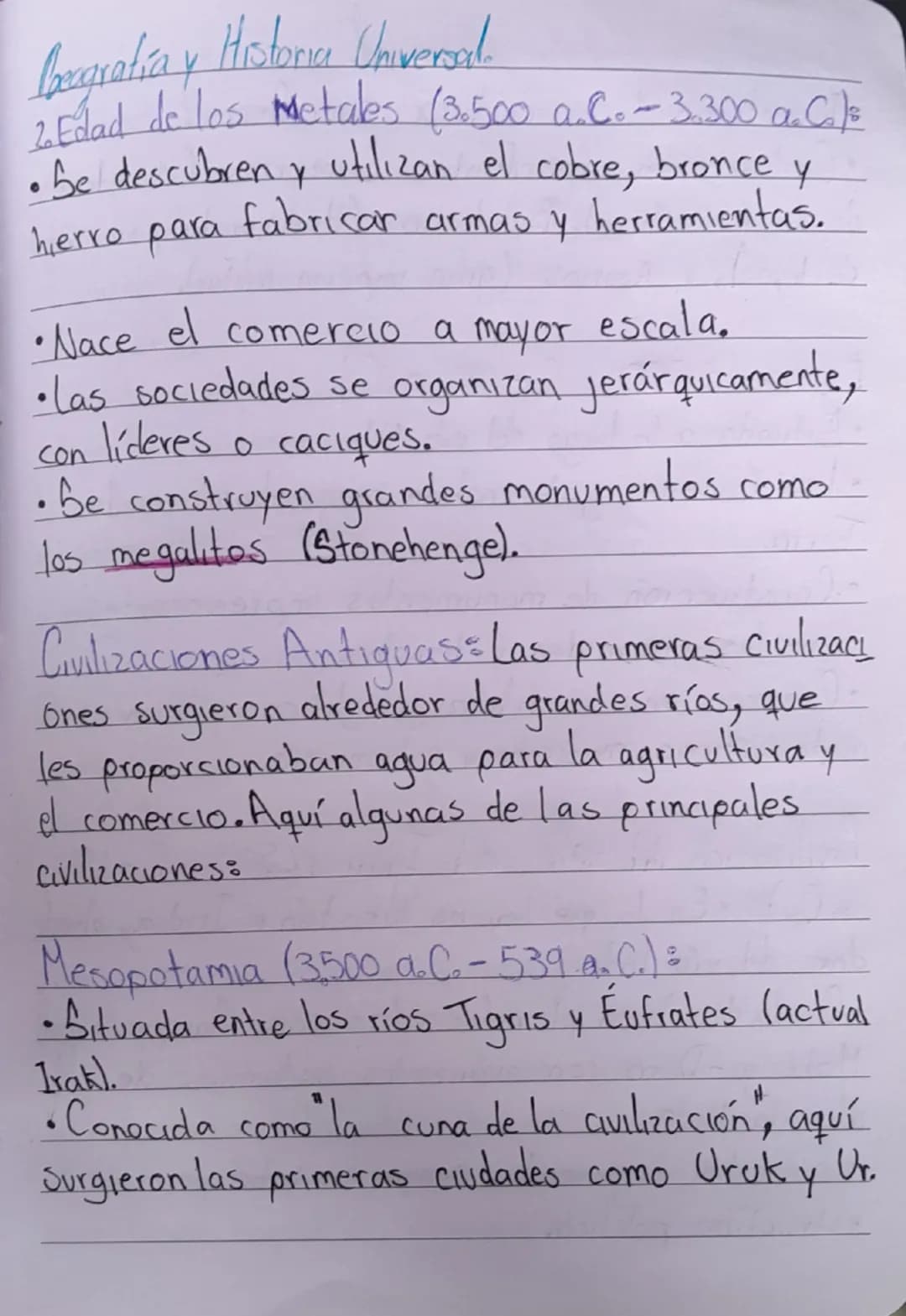 Grey Batica
y
Historia Universal
Cuilizaciones Antiguas
1. Prehistoria y Civilizaciones
La Prehistoria: Es el periodo que abarca desde
la ap