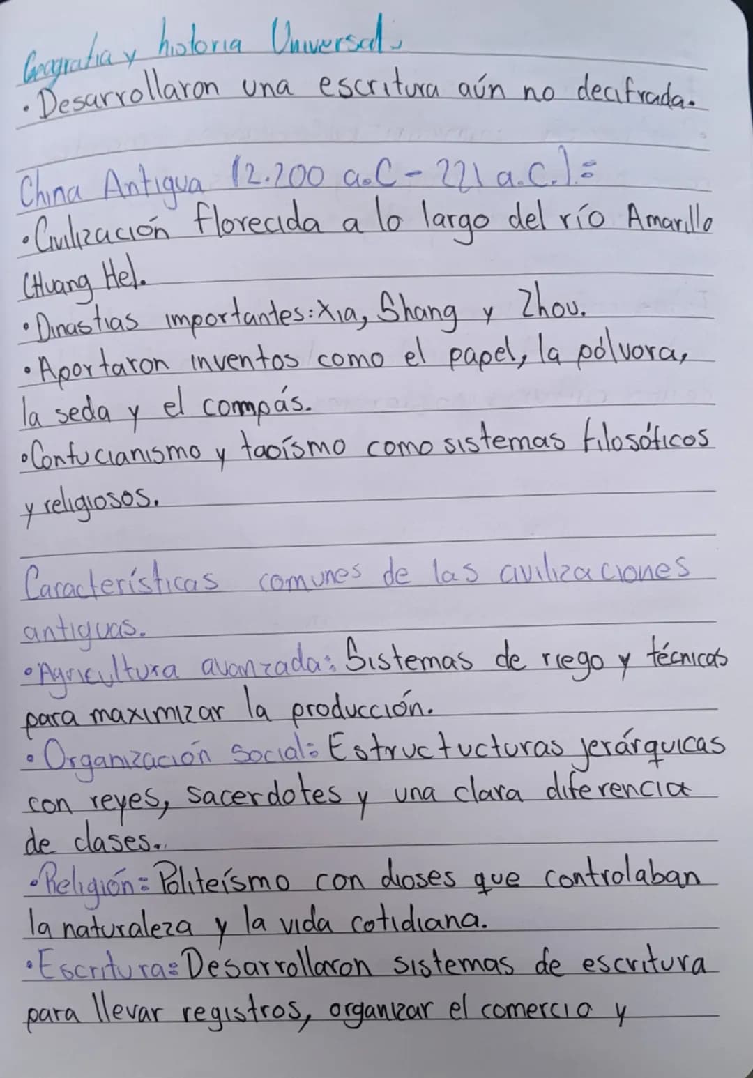 Grey Batica
y
Historia Universal
Cuilizaciones Antiguas
1. Prehistoria y Civilizaciones
La Prehistoria: Es el periodo que abarca desde
la ap