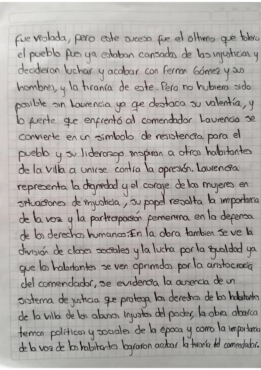 Fuente Ovejuna
ab
Fuente
ovejuna de Lope de Vega 1619, esta obra
tiene variou problemáticas, en la obra se ven varios
injusticias cometidas

