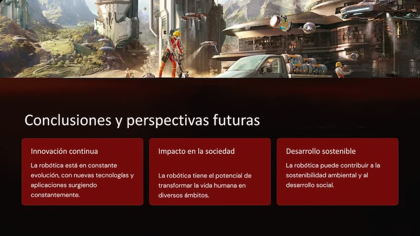 la Robótica
La robótica es un campo fascinante que se ocupa del diseño, la
construcción, el funcionamiento y la aplicación de robots. Los ro