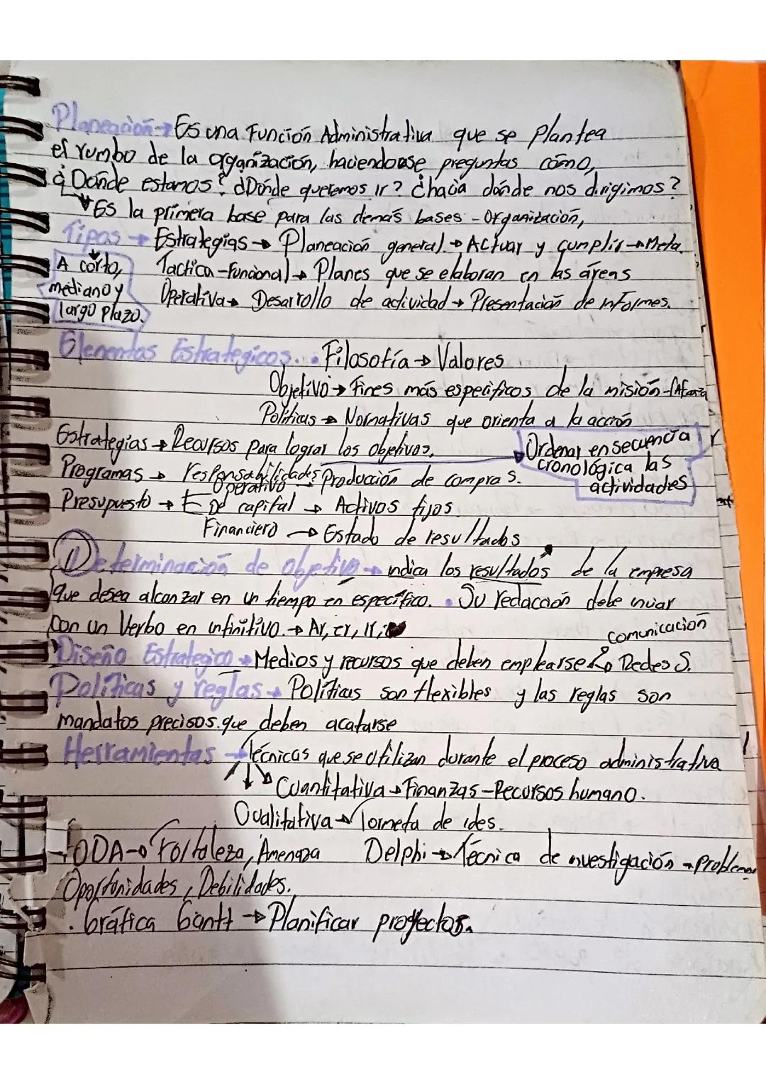 Teorías administrativas 