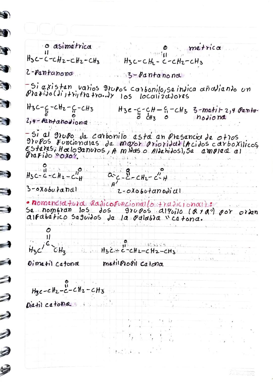 # Las catonas

Son un compuesto orgánico que tiene un grupo funcione carbonito
Unido a dos atomos da carbón, a diferencice de on aldehidos, 