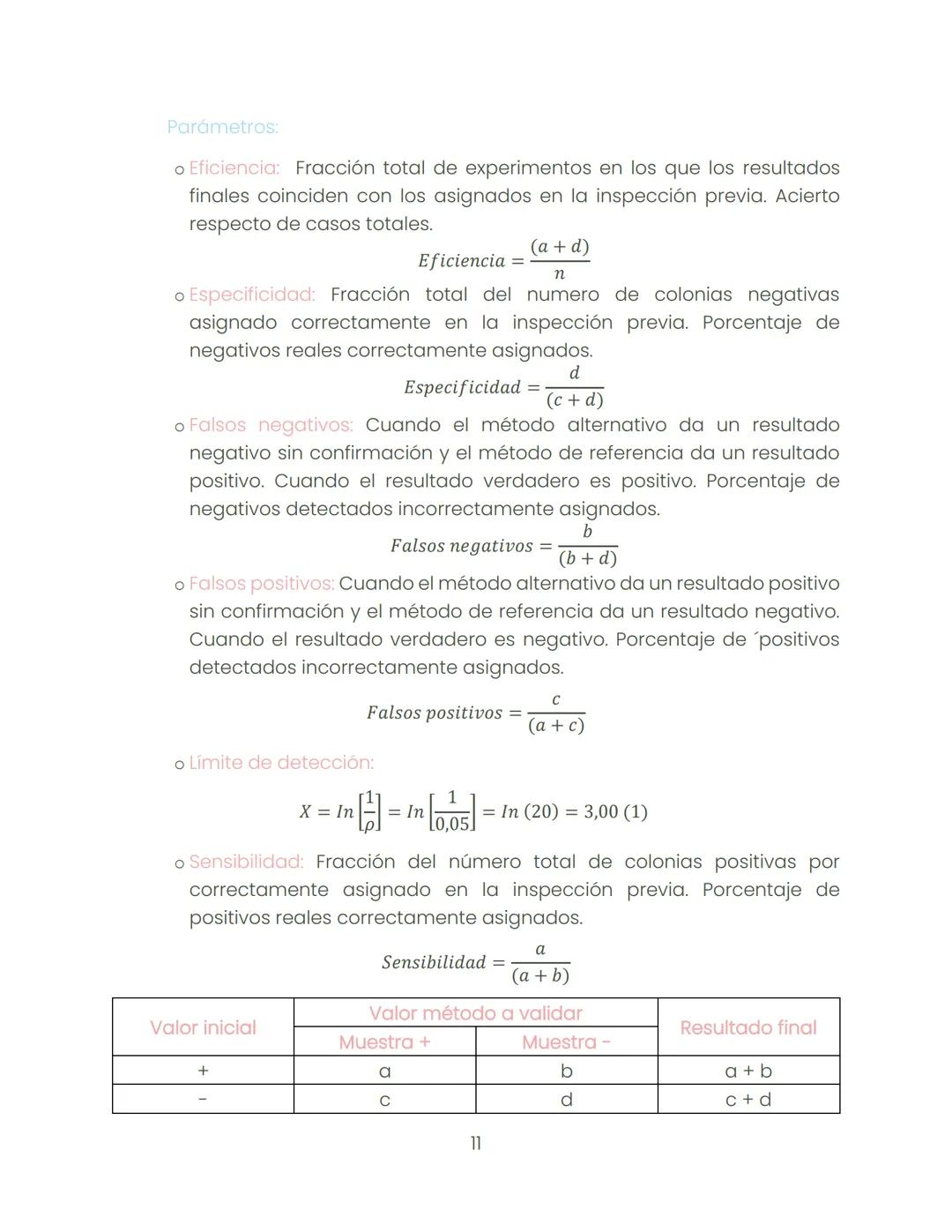 Técnicas especiales
Error total: Efecto combinado o reto del error aleatorio y sistemático:
-
Error aleatorio: Diferencia entre un resultado