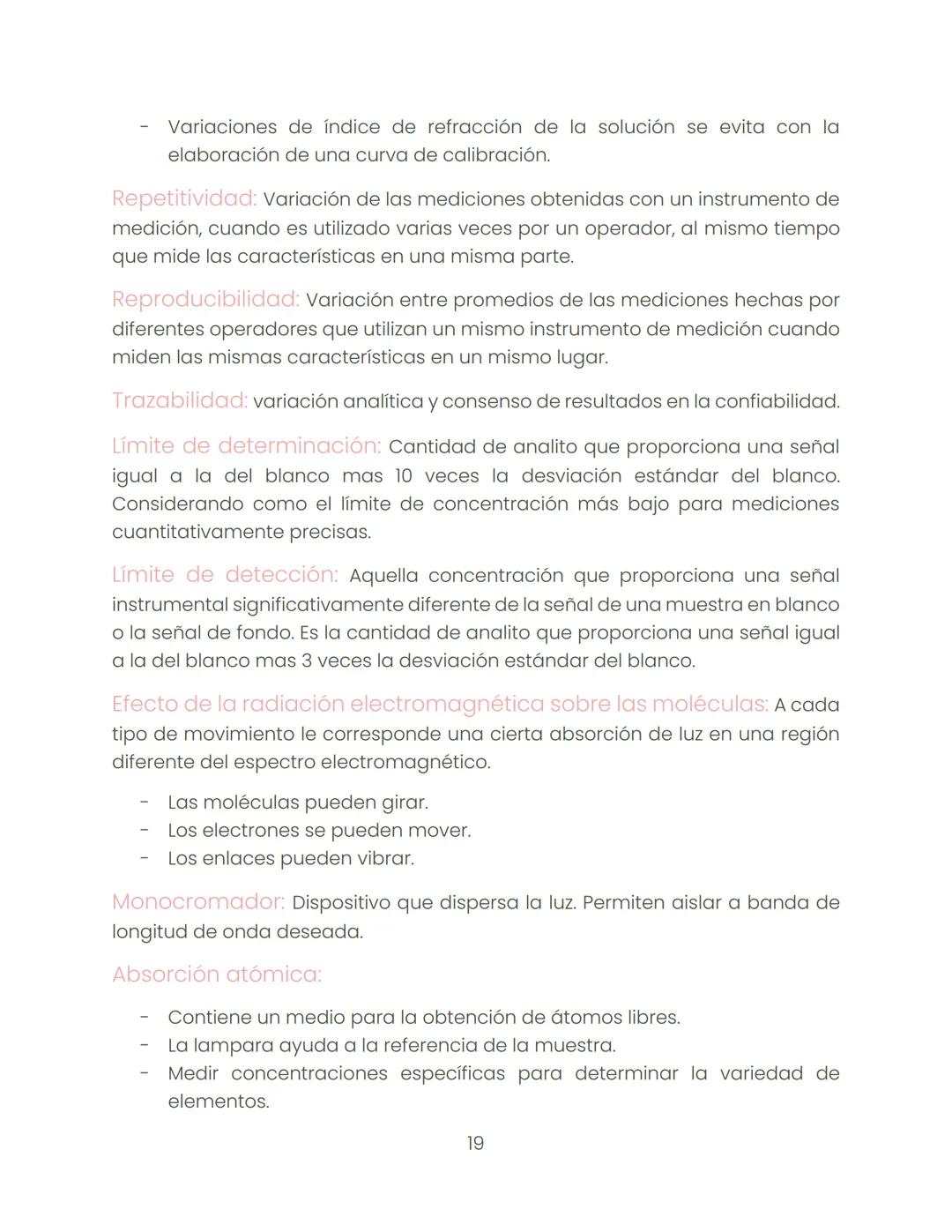 Técnicas especiales
Error total: Efecto combinado o reto del error aleatorio y sistemático:
-
Error aleatorio: Diferencia entre un resultado