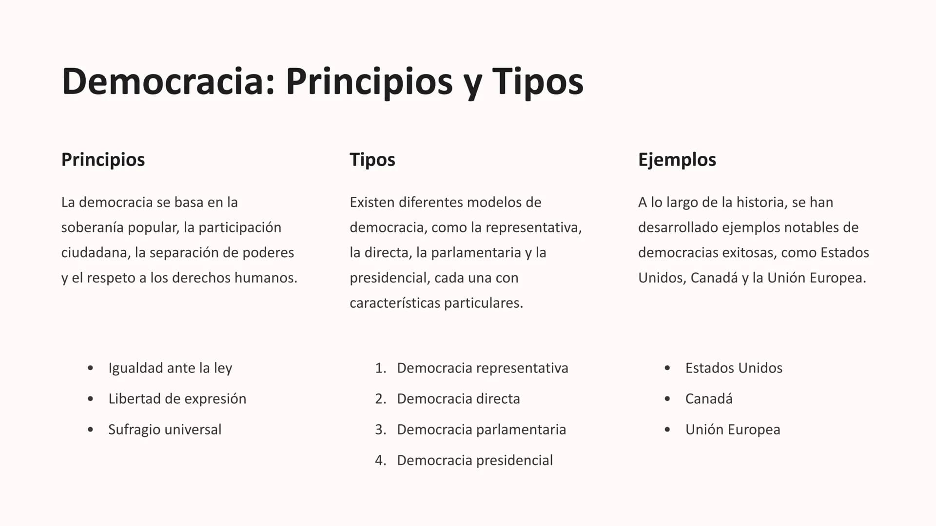 Formas de
Gobierno e
Ideologías
Las formas de gobierno e ideologías han moldeado la historia del
mundo, influyendo en la organización social