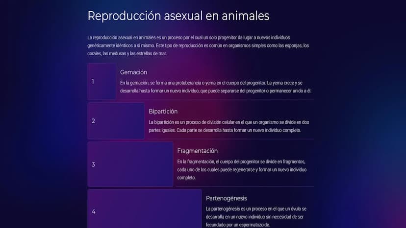 Introducción a la
Reproducción en
Seres Vivos
La reproducción es un proceso biológico fundamental para la perpetuación de la
vida. Todos los