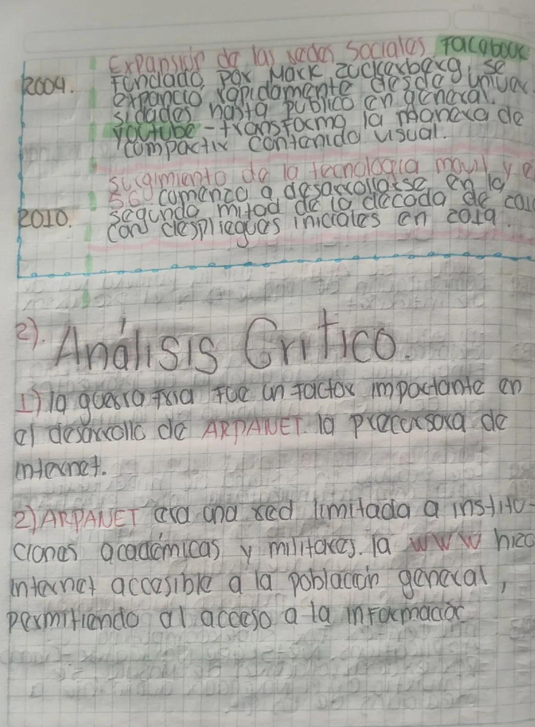 # Historia de Internet
Su origen, desarrollo y cómo transformó el mundo
1)

linea de tiempo

1969
Creación de arpanet fue la primera red de 
