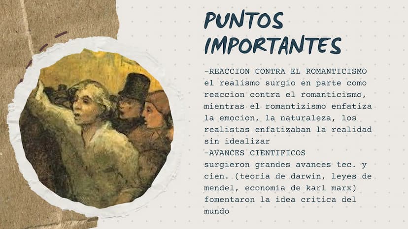 REALISMO ANTECEDENTES
-es un movimiento artístico y literario
-surgió en Francia a mediados del siglo XIX como
reacción al estilo academicis