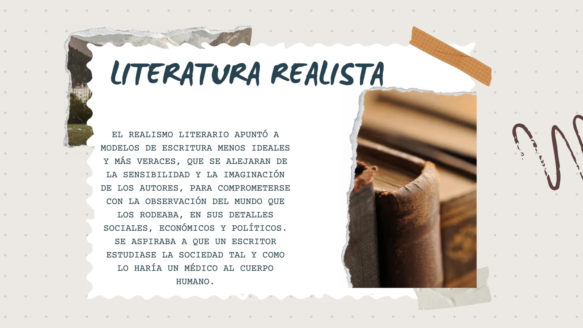 REALISMO ANTECEDENTES
-es un movimiento artístico y literario
-surgió en Francia a mediados del siglo XIX como
reacción al estilo academicis