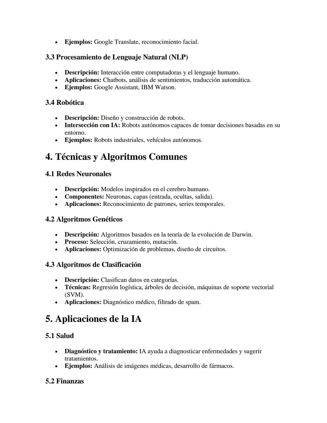 Inteligencia Artificial (IA)