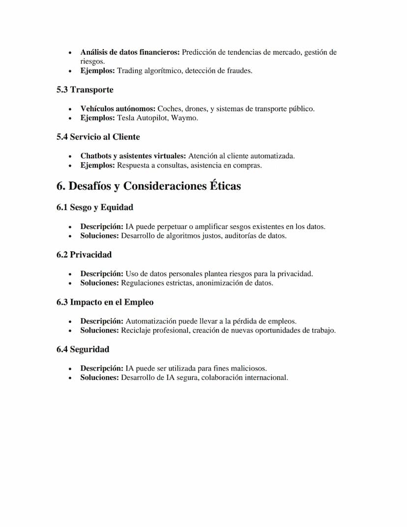 Inteligencia Artificial (IA)
APUNTES//
1. Definición y Objetivos
•
•
Inteligencia Artificial (IA): Rama de la informática dedicada a crear s