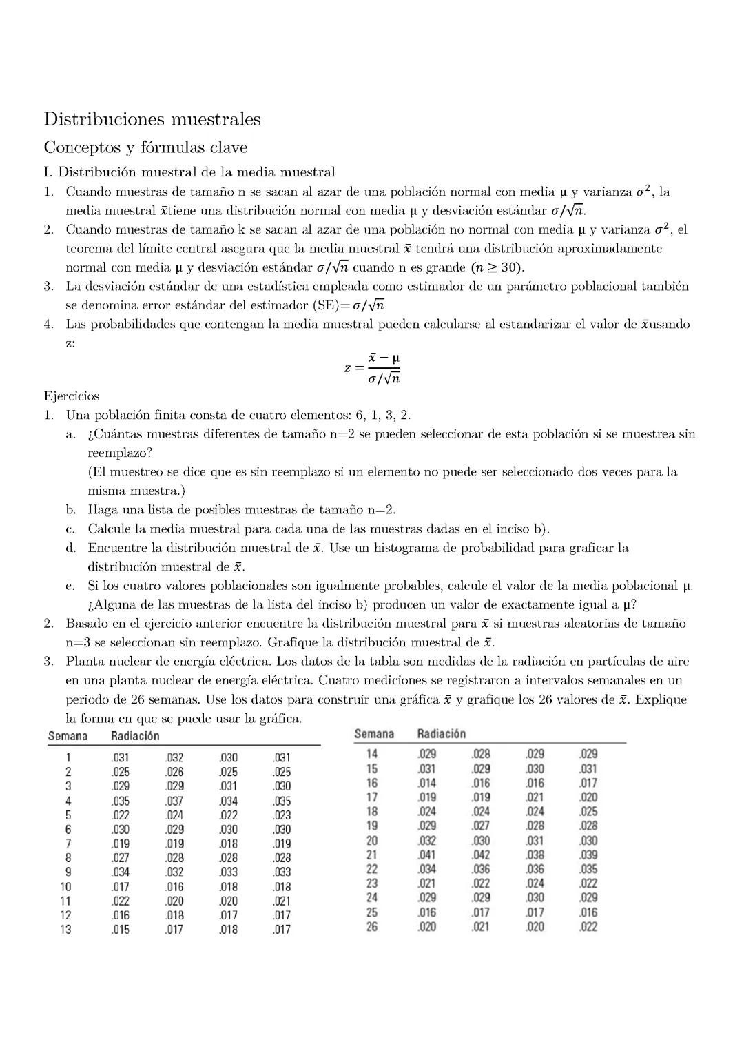 Taller Distribuciones muestrales
