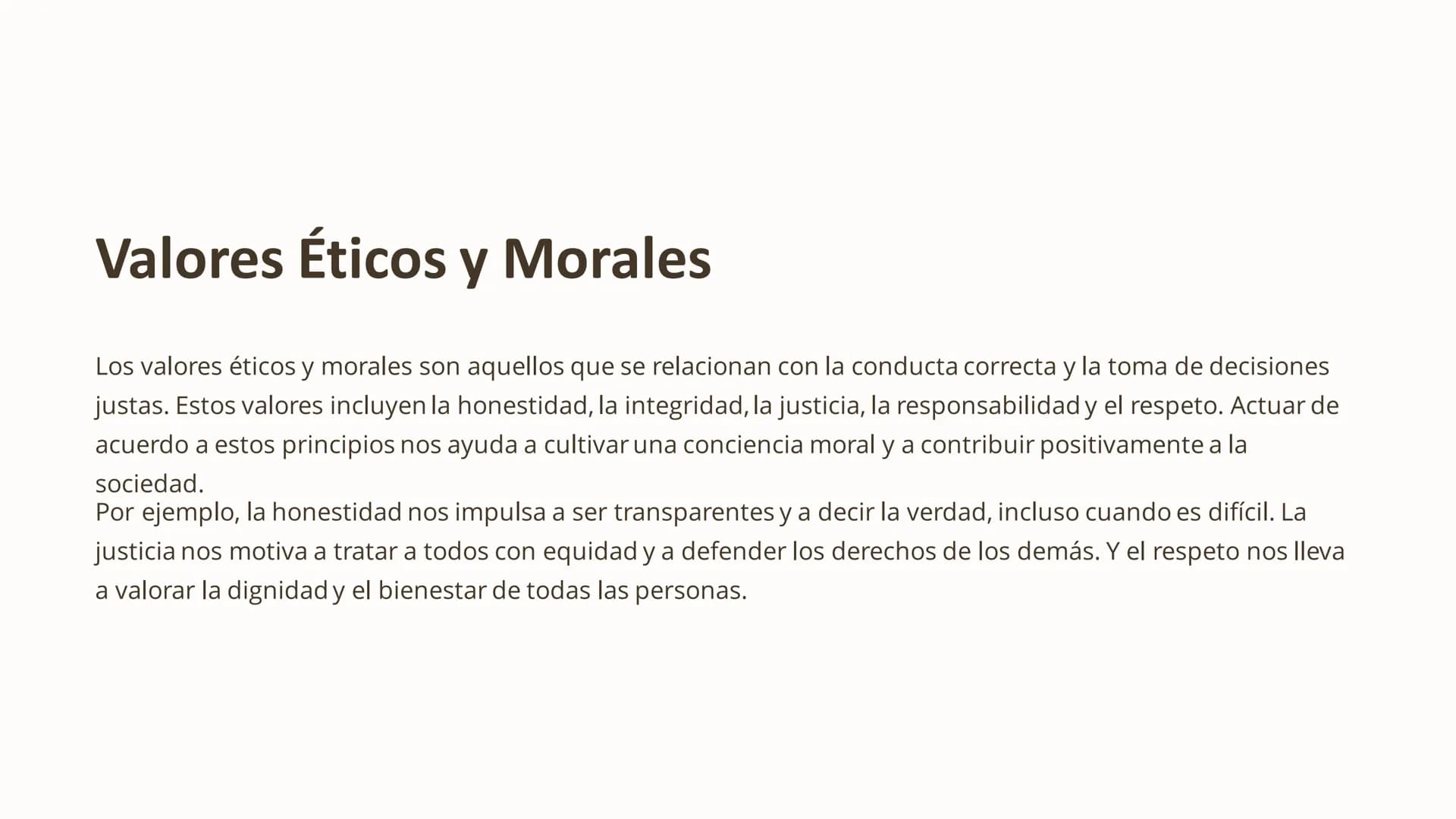 Valores Humanos: Fundamentos Esenciales para
una Vida Plena
Los valores humanos son los principios y creencias que guían nuestro comportamie