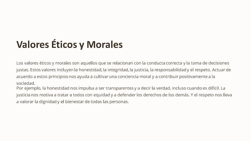 Valores Humanos: Fundamentos Esenciales para
una Vida Plena
Los valores humanos son los principios y creencias que guían nuestro comportamie