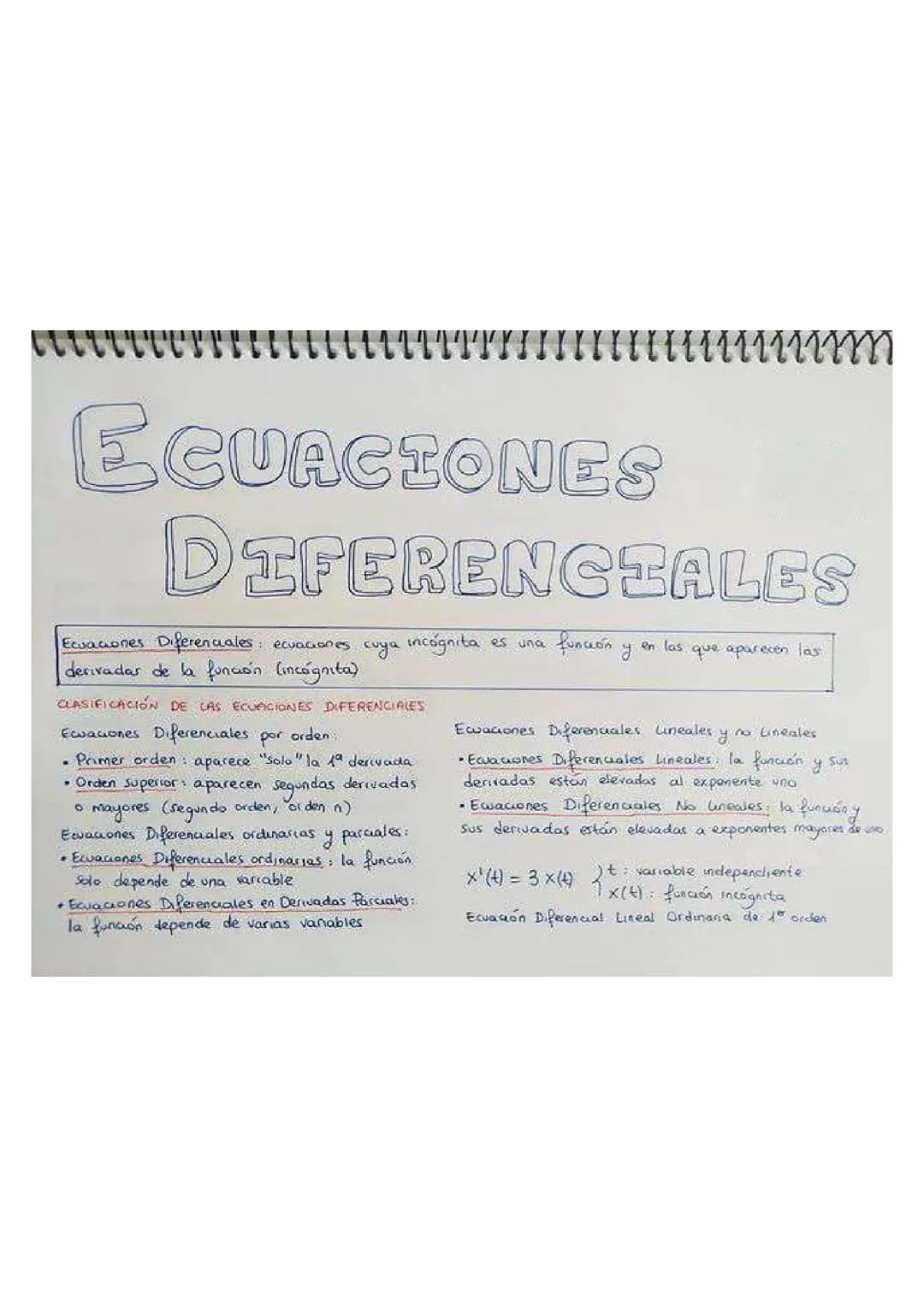 Ecuaciones Diferenciales