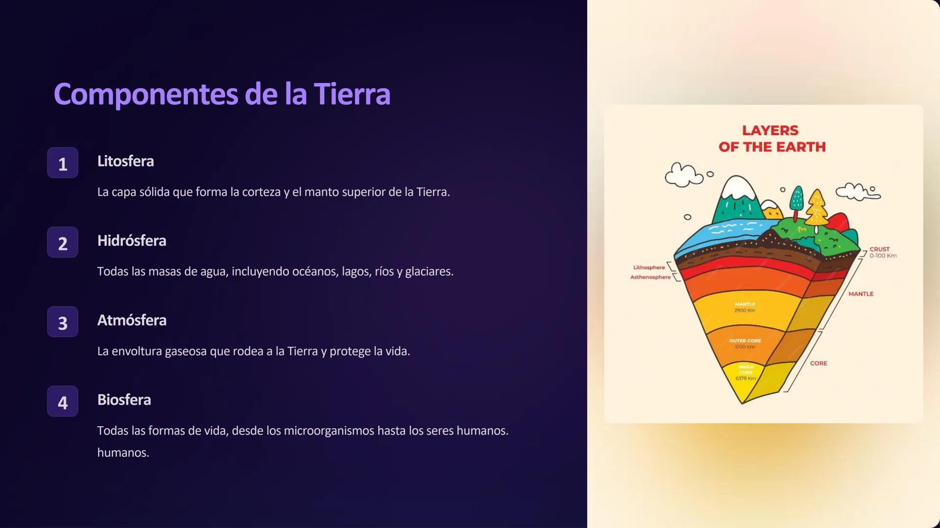 # la Geografía Física

La geografía física es el estudio científico de los componentes y fenómenos
naturales del planeta Tierra. Explora la 