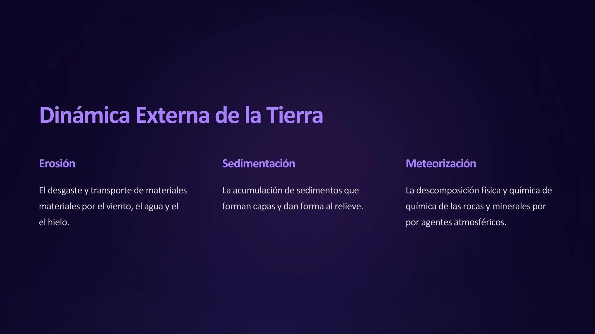 # la Geografía Física

La geografía física es el estudio científico de los componentes y fenómenos
naturales del planeta Tierra. Explora la 