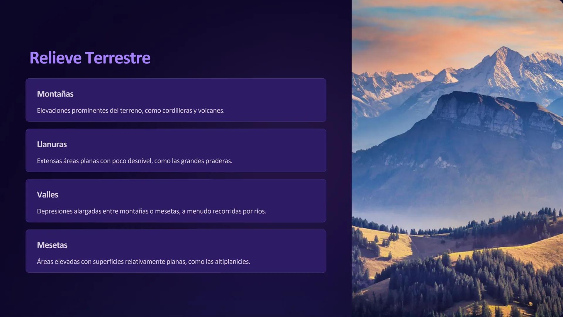 # la Geografía Física

La geografía física es el estudio científico de los componentes y fenómenos
naturales del planeta Tierra. Explora la 