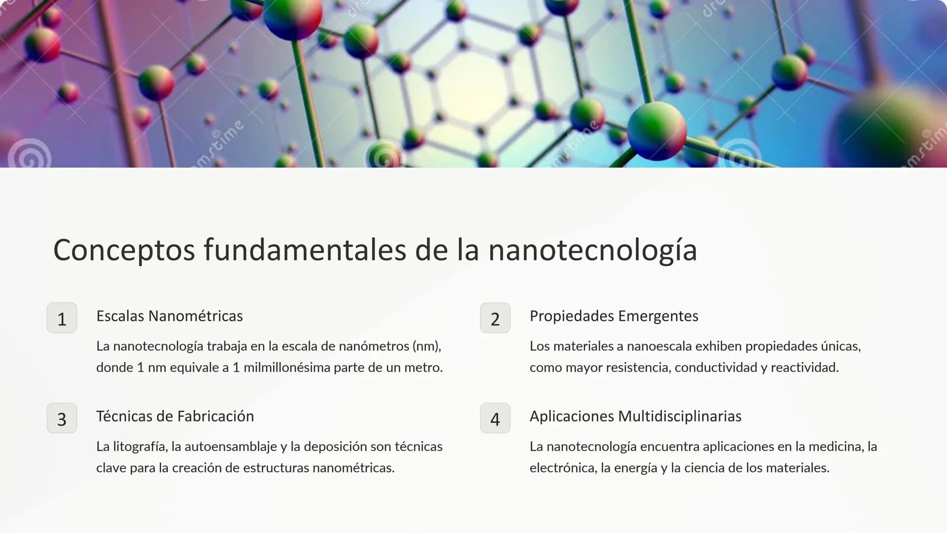 terstock
Dimarion
Dimarion
Dimarion
Shutter
shutters
la nanotecnología
La nanotecnología es un campo que manipula la materia a escala atómic