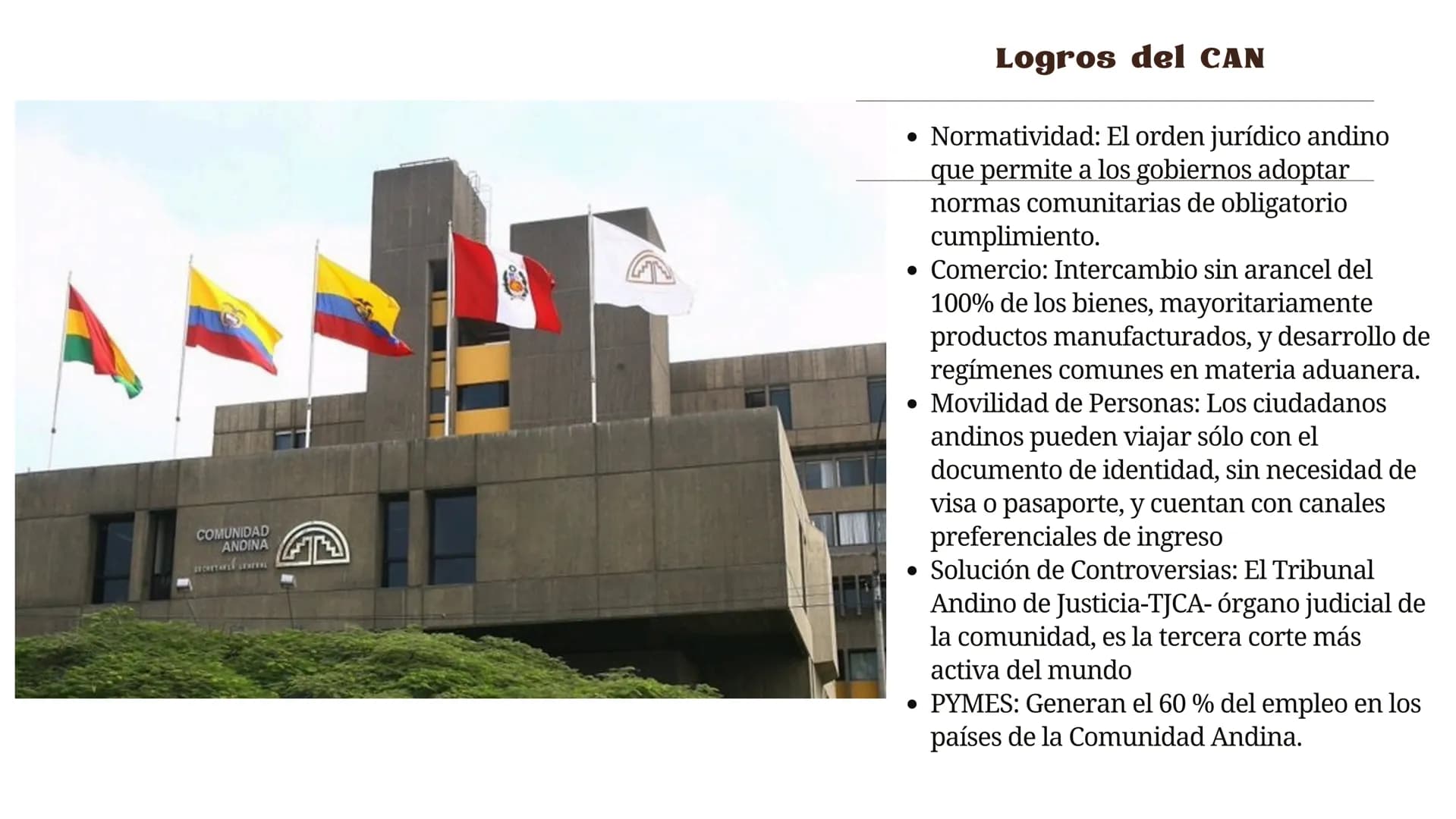 2023
ANDINA (CAN)
COMUNIDAD
hien vor
ge Urkunde ist
nterschrieben wo
Müller.
Burger EL CAN
La Comunidad Andina (CAN) es un mecanismo de
inte