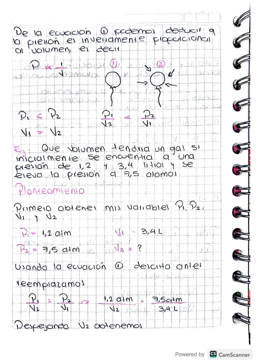 DD
+ leyes de los gover
Ley de Boyle
entre
Esta ley establece la relación directa
la presion y el volumen de in gal
Definicion Para un gas a