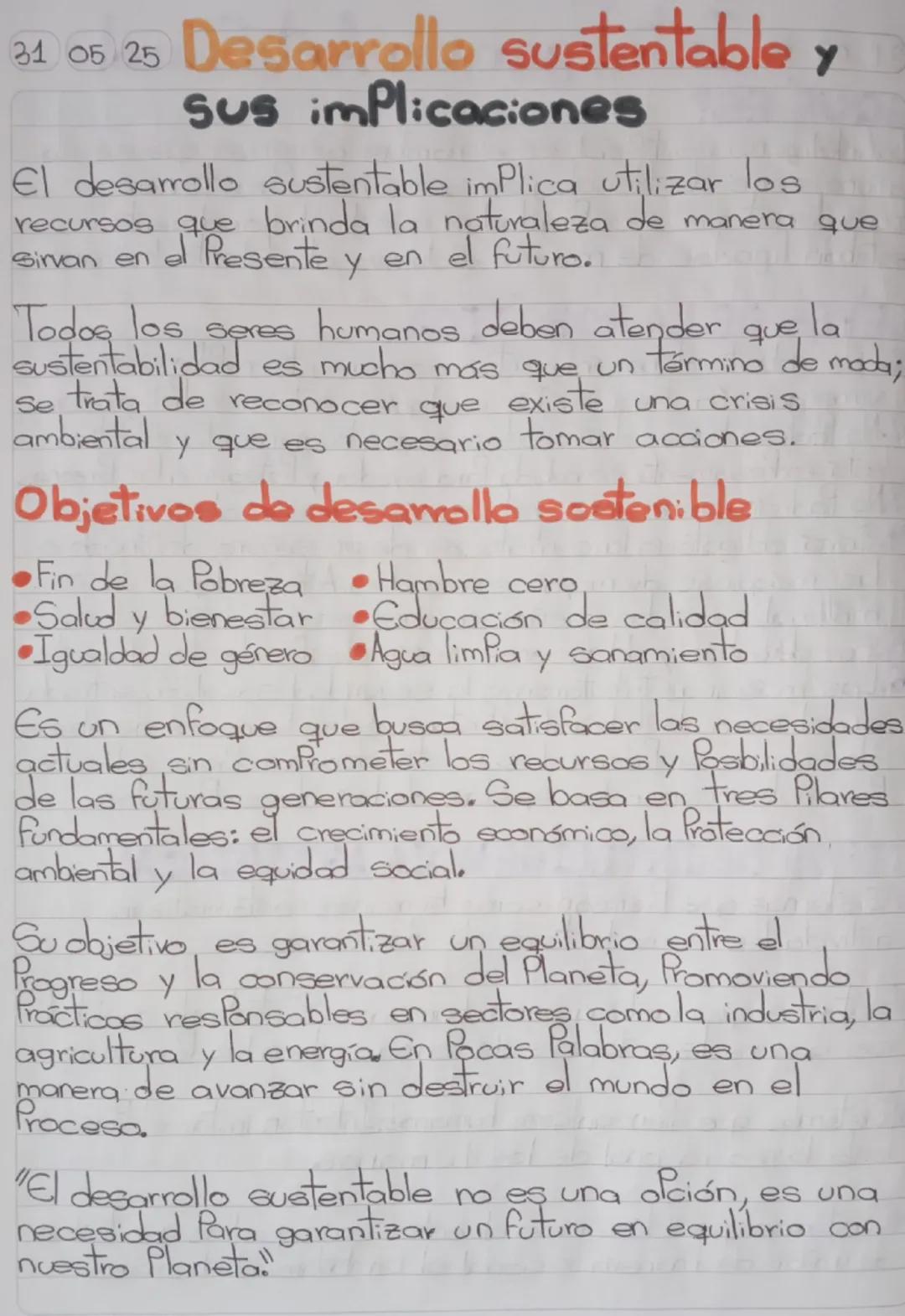 Desarrollo sustentable