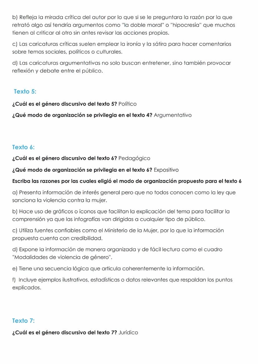 GENEROS DISCURSIVOS
Texto 1:
¿Cuál es el género discursivo del texto 1?
El género discursivo es periodístico de opinión
¿Qué modo de organiz