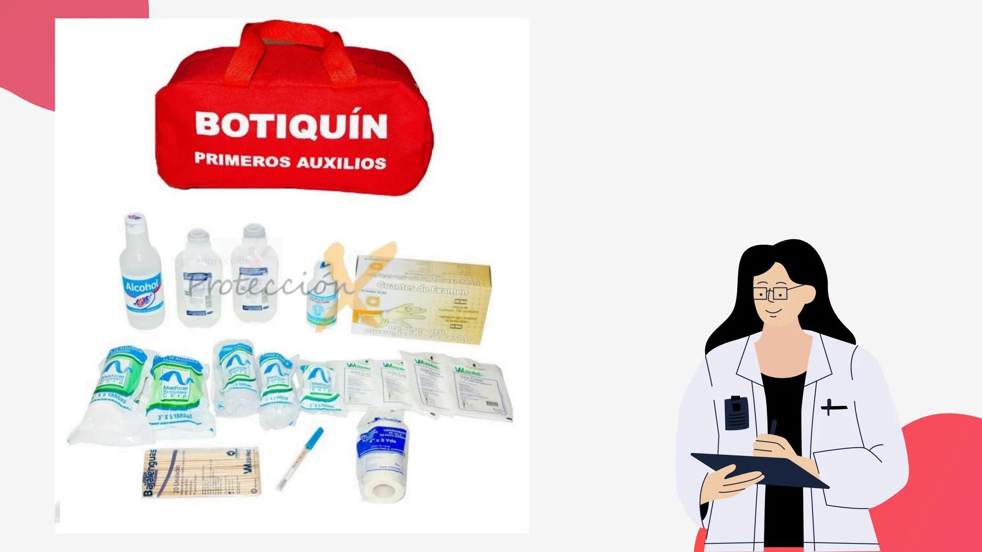*
M
Үк
BOTIQUINES PRINCIPALES OBJETIVOS
Tres finalidades importantes
+
чт
1:¿que es?
3: tipos
2: importancia
GUÍA DE PRIMEROS
AUXILIOS | 202